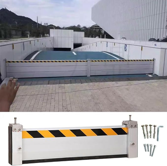 Reusable Aluminum Flood Barriers/Gates for Home Doors, 3/4/5/6/7/8/9/10/11/12/13ft Long Flood Prevention Barrier Water Stopper Shield for Outside/Indoor/Garage Door/Basement/Patio(H 0.6ft(20cm