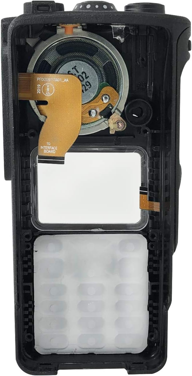 Amasu XPR7550E Black Housing Case Front Cover with Speaker for Radio XPR7550E XPR7580E XIR P8668i P8660i DP4800E DP4801E DGP8550E