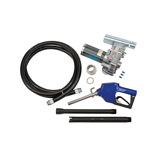 GPI - M-1115 Series Fuel Transfer Pump, Automatic Shut-Off Nozzle,12 GPM, 115 Volt (110000-82)