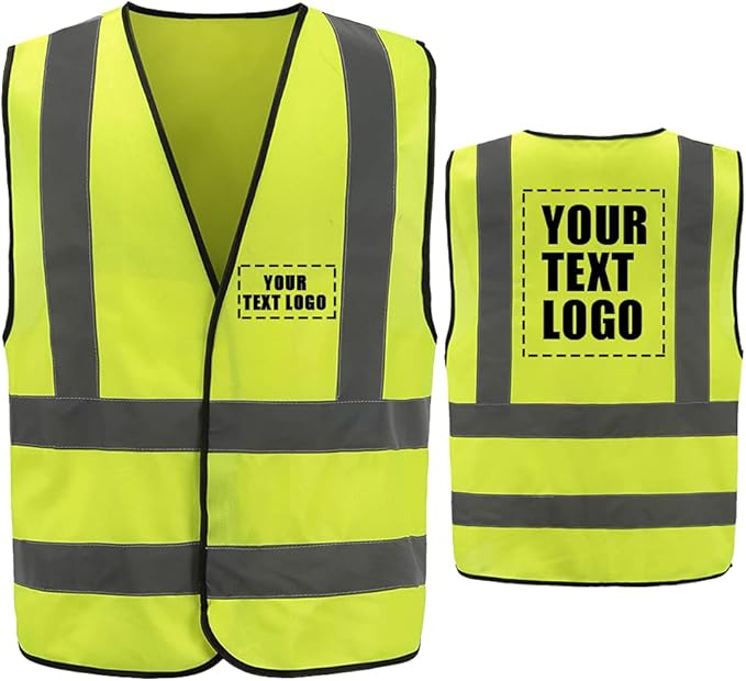 AK Safety Vest- Reflective, Personalized Hi Viz Vests with Custom Logo