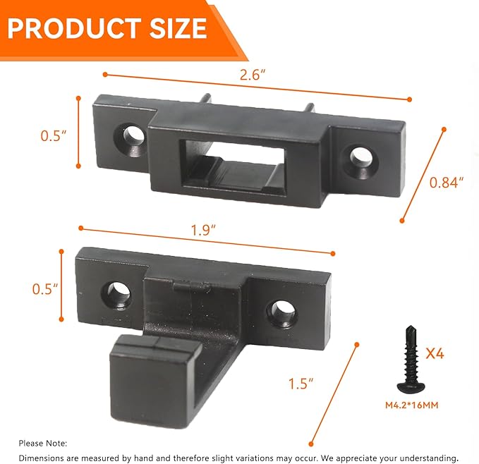 RV Window Latch Holder Replacement, Camper Emergency Exit Window Latch Mount Kit Replacement, Camper Window Bracket Lock Holder