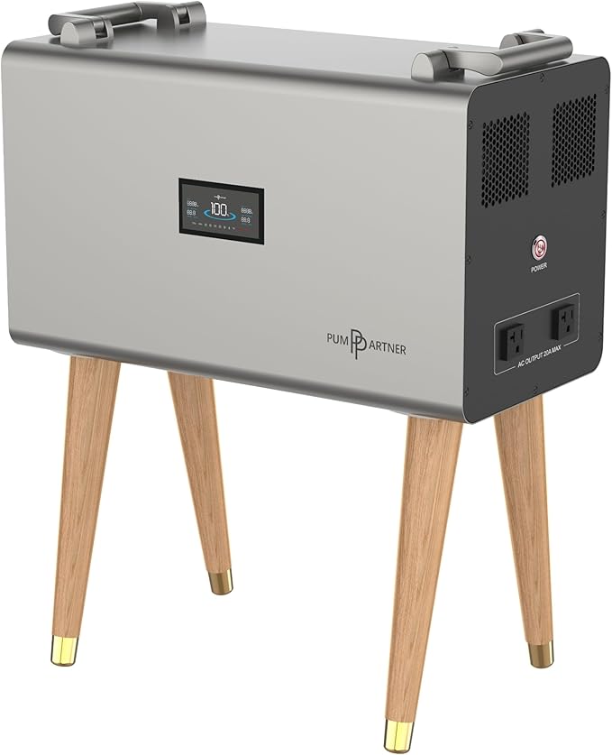 Heavy-Duty automatic backup power station for 120v sump pumps. Built-in 51.2V 40Ah LiFePO₄ battery, Specifically designed for extreme weather, and homes facing 1–3 day power outages.