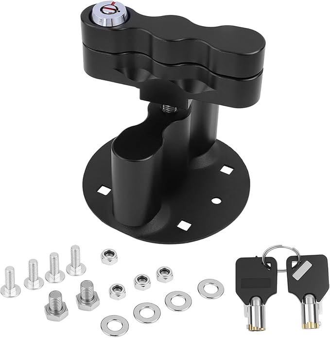RX-LOX-PM Pack Mount Lock with Keys Fit for Rotopax Standard Gallon Fuel Pack, Water Container, Gas Can Mounts, Storage Box - with Same Keys Convenience and Avoidance of Loss (1 Pack)