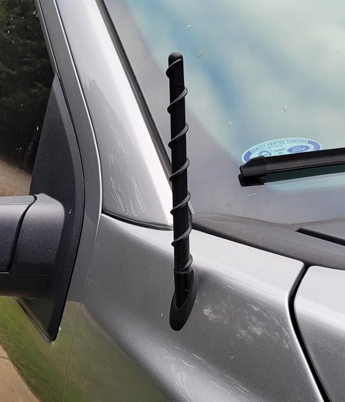 7 Inches Short Antenna for Truck Rubber Replacement Antenna for Ford F150 2009-2025 & Bronco 2021-2025, Ford F150 Accessories, Internal Copper Coil for Enhanced AM/FM Reception
