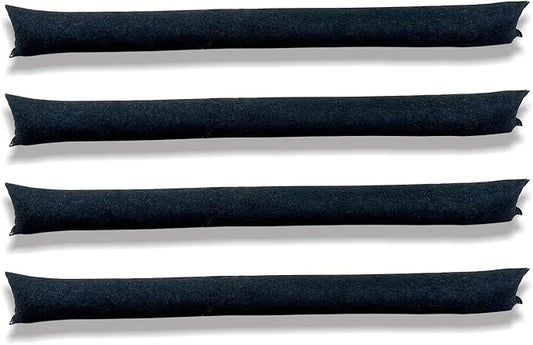 4Pcs 5FT Water Activated Flood Barriers for Garage and Home Doors, Sandless Sandbag for Rain Water Control, Easy to Use (5ft, 4Pack)