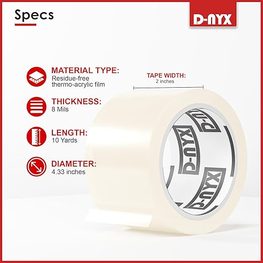 Window Sealing Tape 1 Pack Transparent Sealing Heavy-Duty Residue-Free RV Insulation for Doors and Windows, Clear Weather Stripping Draft Isolation Tape (2 Pack 2 inch)