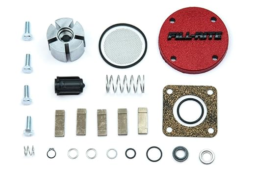Fill-Rite KIT120RKG Rebuild Kit with Rotor Cover for FR1200, FR2400, FR4200, FR4400, FR600, SD1200, and SD600 G & H Series Pumps