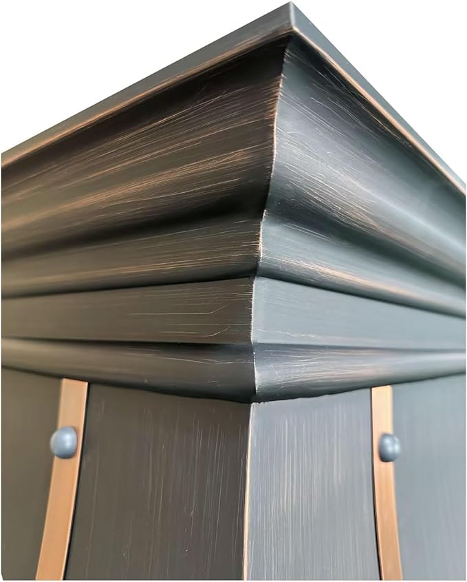 Handmade Copper Range Hood, Custom Kitchen Hood with High Airflow Built-in Range Hood, ORB Stove Vent Hood for Kitchen, 30"W x 30"H Wall Mount, HCW22PC-303022ORB