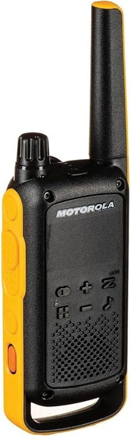 Motorola Talkabout T470 Two Way Radio 10-Pack Walkie Talkies Black/Yellow Rechargeable