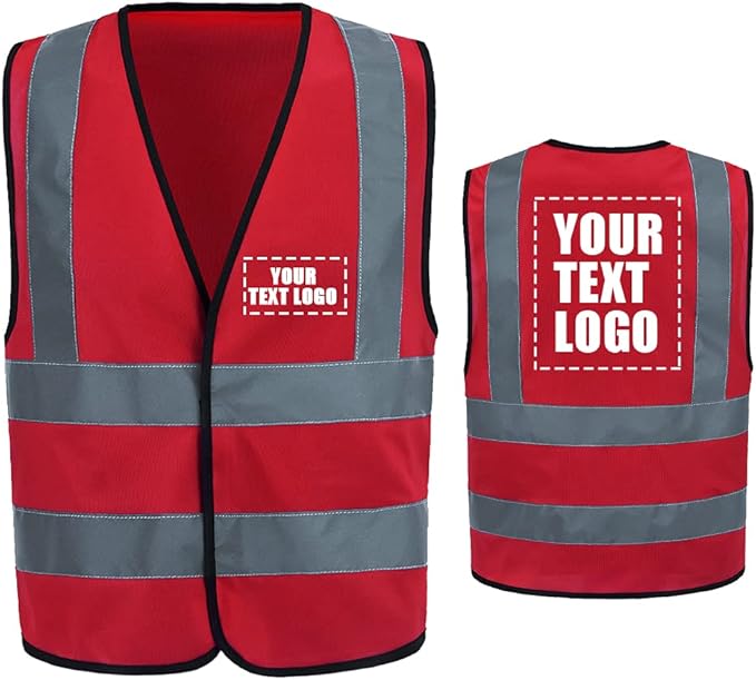AK Safety Vest- Reflective, Personalized Hi Viz Vests with Custom Logo