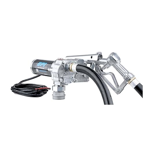 GPI - M-180 Series Fuel Transfer Pump, Manual Shut-off Nozzle, 18 GPM, 12 Volt (110300-1)