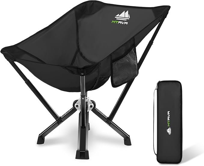 Camping Chair for Outdoor Use — Stable Folding Design, Reliable Support, Anti-Slip Feet, Portable Chair for Camping, Fishing & Beach