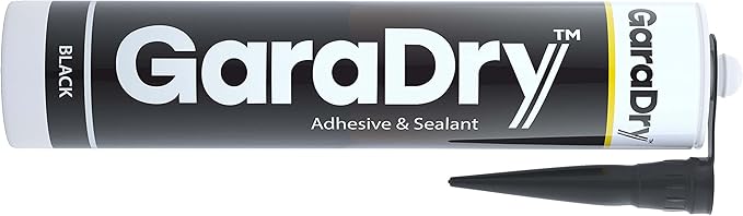 1 ½" High Garage Door Flood Barrier Threshold Kit (20'3") | Flexible PVC | Complete Kit Includes 3 Adhesives | GaraDry