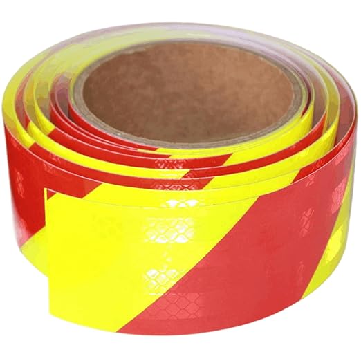 Non Fading Reflective Tape Outdoor Waterproof 2 inch Wide, High Visibility Safety Warning Reflector Sticker Strips (11 feet)