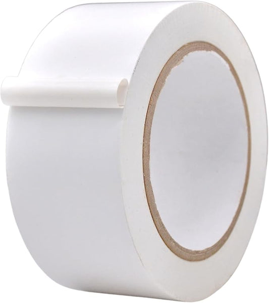 MAT Vinyl Marking Tape White - 2 inch x 36 yds. for Safety Floor Marking (School Gym, Restaurants, Warehouse), Dance Floor Splicing, Pinstriping Cars & Boats