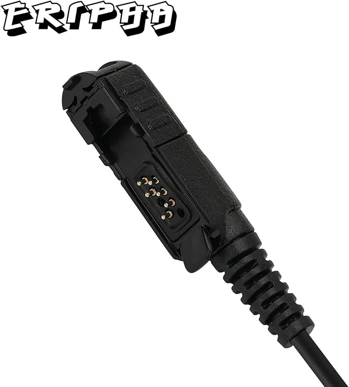 Speaker Microphone with PTT Compatible with Motorola XPR 3000 3000e 3300 3300e 3500 3500e Walkie Talkie Two Way Radio Reinforced Cable