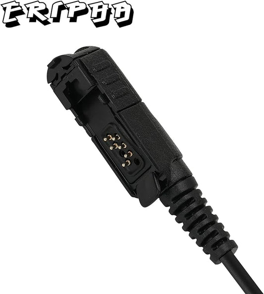 Speaker Microphone with PTT Compatible with Motorola XPR 3000 3000e 3300 3300e 3500 3500e Walkie Talkie Two Way Radio Reinforced Cable