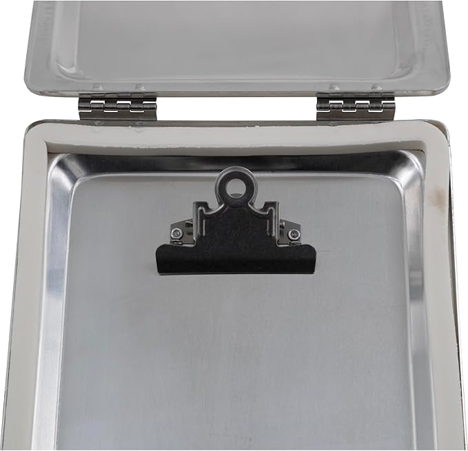 Buyers Products 5201103 Aluminum Clipboard Document Holder, Manifest Holder for Trucks and Trailers, Easily Holds Paperwork for Over-The-Road Hauling