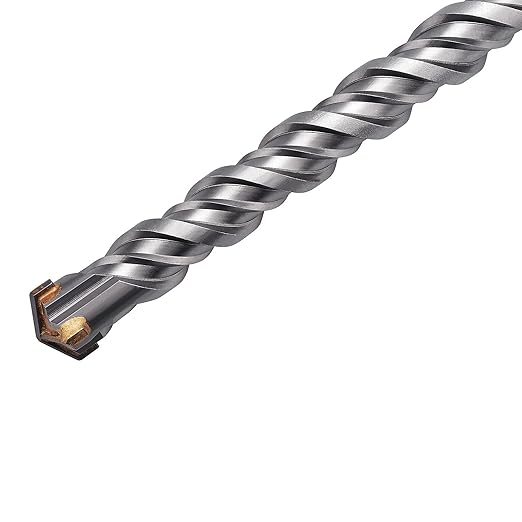 1/4 in x 4.33 in (6 x 110mm) SDS Plus Rotary Hammer Drill Bit, Concrete Drill Bit for Concrete, Brick, Cement and Stone, Length : 110mm / 4.33 inch, 1/4 inch （ 6mm