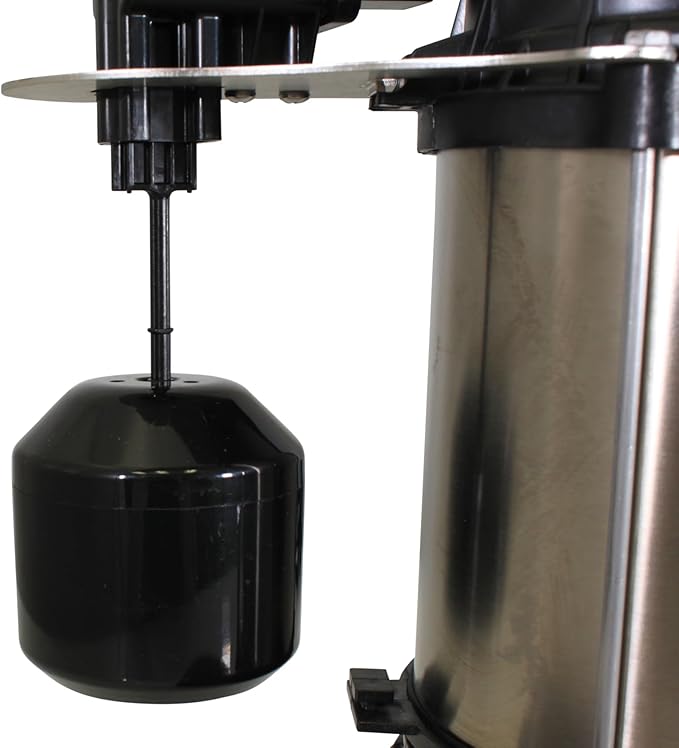 Wayne 1 HP Heavy Duty Submerisble Cast Iron and Stainless Steel Sump Pump with NEW Switch - Removes up to 6,100 Gallons of Water Per Hour