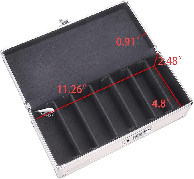 Vaultz Locking Medicine Storage Box with Combination Lock, 3.75" x 11.88" x 5.25", White (VZ00346)