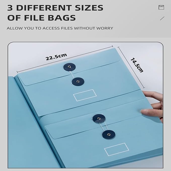 Important Document Organizer Binder – Family File Folder Organizer & Important Document Folder for Certificates, Passports, Vital Records, Emergency Planning, Home Office Document Storage (Pink)