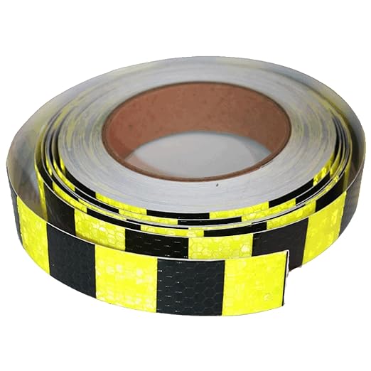 Reflective Tape 1 Inch x 68 Feet, Outdoor Waterproof Warning Conspicuity Reflector, Night Safety Sticker for Car Trailer