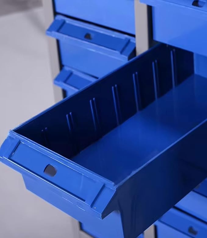 40 Drawers Part Cabinet Bolt and Nut Tool Storage Documents with ABS Material Drawer for Hardware Organization Equipment Shelves Workshop and Office Supplies, Grey