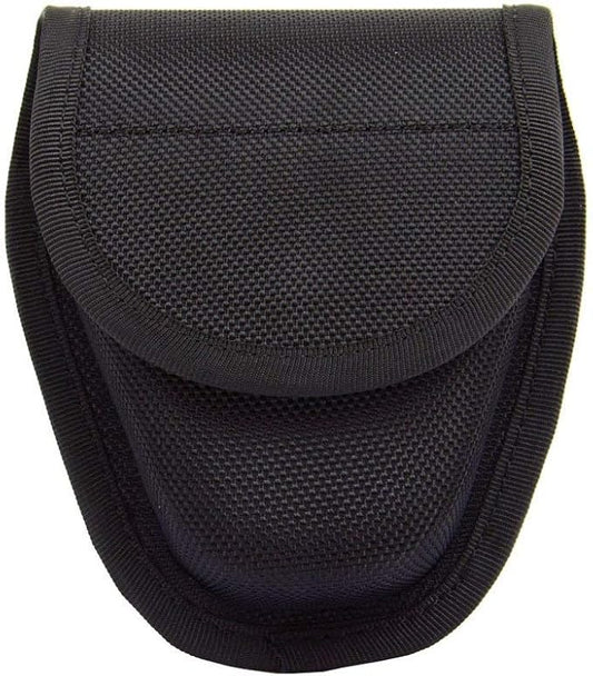 ROCOTACTICAL Molded Double Handcuff Case, Hidden Snap Nylon Cuff Case Pouch