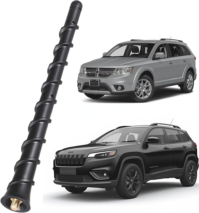 7 Inch Antenna for 2011+ Jeep Cherokee Grand Cherokee Dodge JCUV Durango Dart Journey Liberty Chrysler 200 Fiat 500 / OEM 5091100AA 68297936AA 5091100AB Replacement Antenna for Jeep Cherokee