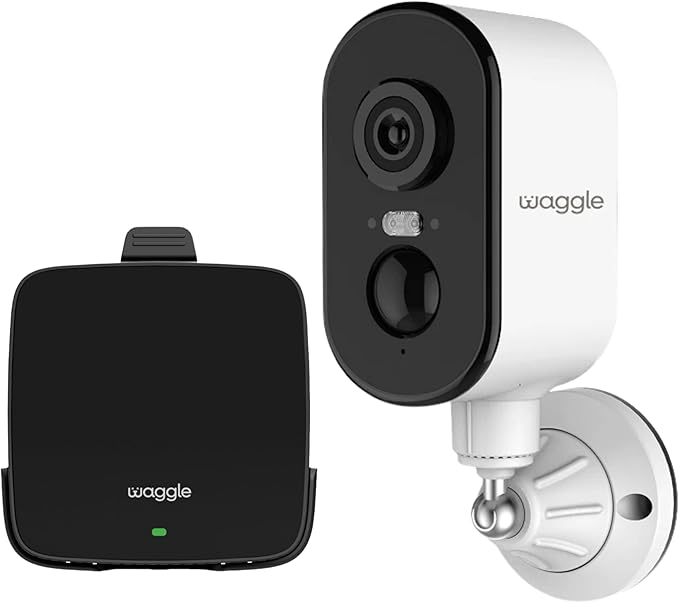 Waggle RV/Pet Temperature Monitor Lite + 4G Mini Camera Bundle - RV Pet Monitor | Real-time Temperature, Humidity, 4G Multi Carrier, 4G LTE Security Camera, Indoor/Outdoor, 2 Way Audio, Night Vision