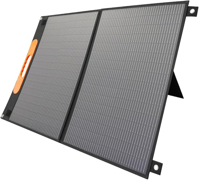 100W High Efficiency Solars Panel Foldable for Outdoor Camping Emergencies Charging with Waterproofed Light Weight Foldable Solars Panel