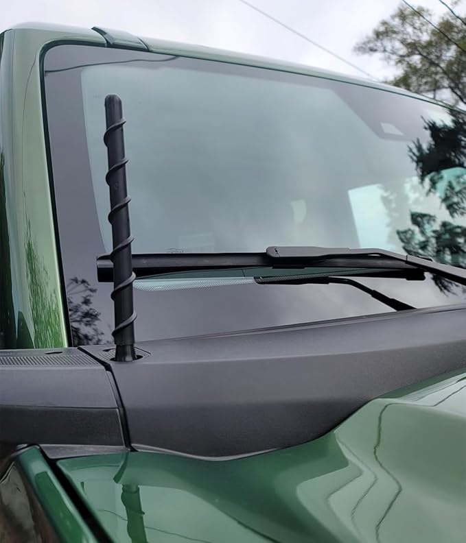 7" Short Antenna for Ford Bronco, Fits for Ford Bronco Full Size 2021 2022 2023 2024 2025, 7-inch Spiral AM FM Radio Antenna Replacement for Bronco Accessories F150
