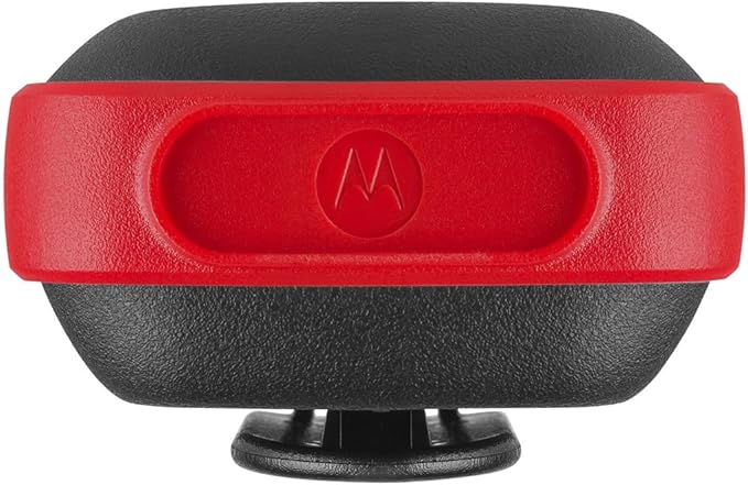 Motorola Solutions Two-Way Radio, 20 Mile Range, 22 Channel | T210 Talkabout | Rechargeable | 4 Pack | Black/Red