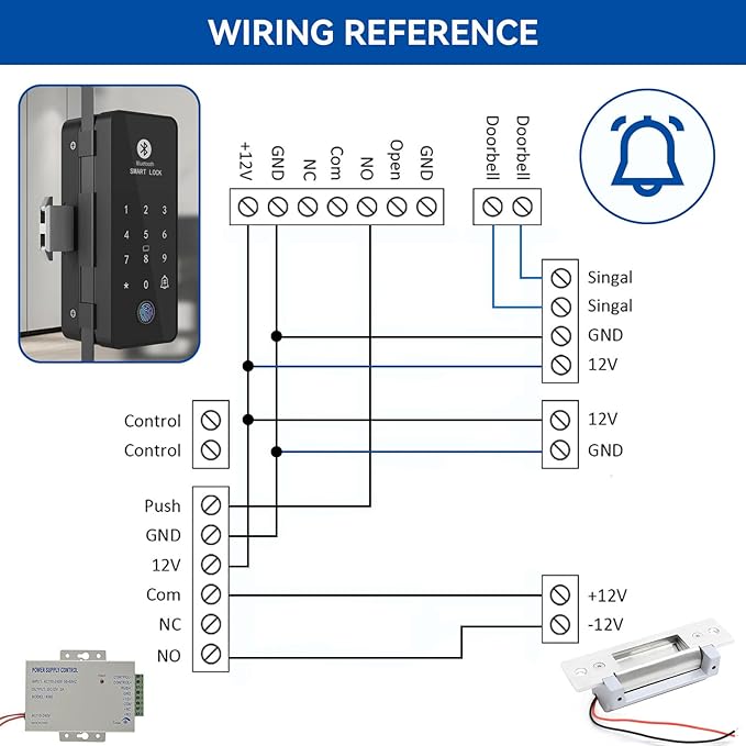 2025 Upgraded ANSI Standard Heavy Duty Electric Door Strike Lock for Door Access Control System Fail-Secure Fail-Safe Adjustable Access Control Cylindrical Locksets (Input Voltage 12VDC), Silver