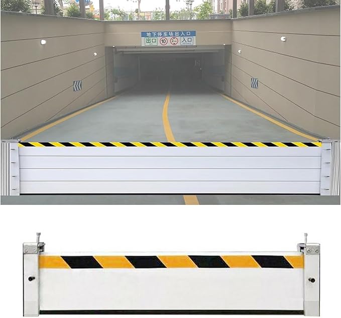 Flood Protection Barrier/Flooding Control Baffle for Garage/Front Door/Basement, 2/3/4/5/6/7/8/9/10/11/12/13ft Flood Prevention Water Barriers, Water Dams Aluminum, Suitable(H 0.6ft(20cm),1