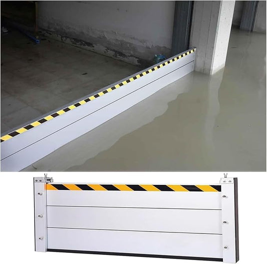 Flood Barriers for Doors, Aluminum Water Blocker Reusable Flood Protection Barriers for Garage Door/Basement, Easy to Install AFGZQ (Color : H 2ft/0.6m, Size : L 70cm(2.3ft))