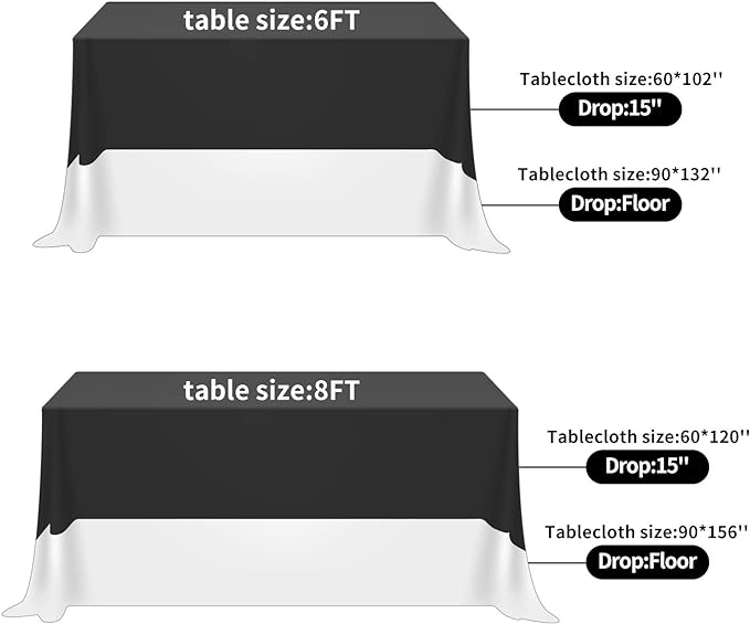 Fokitut 2 Pack Waterproof Rectangle Tablecloth, 60x120 Inch,Stain Resistant and Wrinkle Polyester Table Cloth, Fabric Table Cover for Kitchen Dining, Wedding, Party, Holiday Dinner-Purple