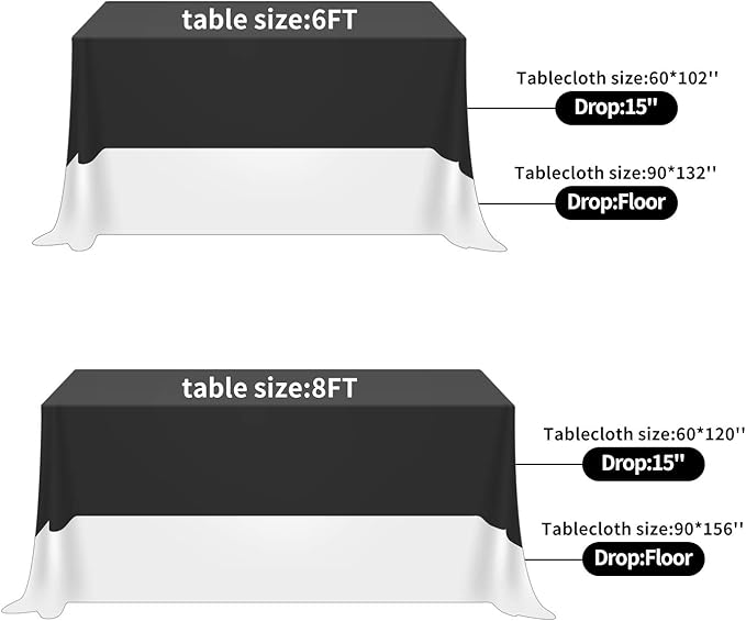 Fokitut 2 Pack Waterproof Rectangle Tablecloth, 90x156 Inch,Stain Resistant and Wrinkle Polyester Table Cloth, Fabric Table Cover for Kitchen Dining, Wedding, Party, Holiday Dinner-Burgundy
