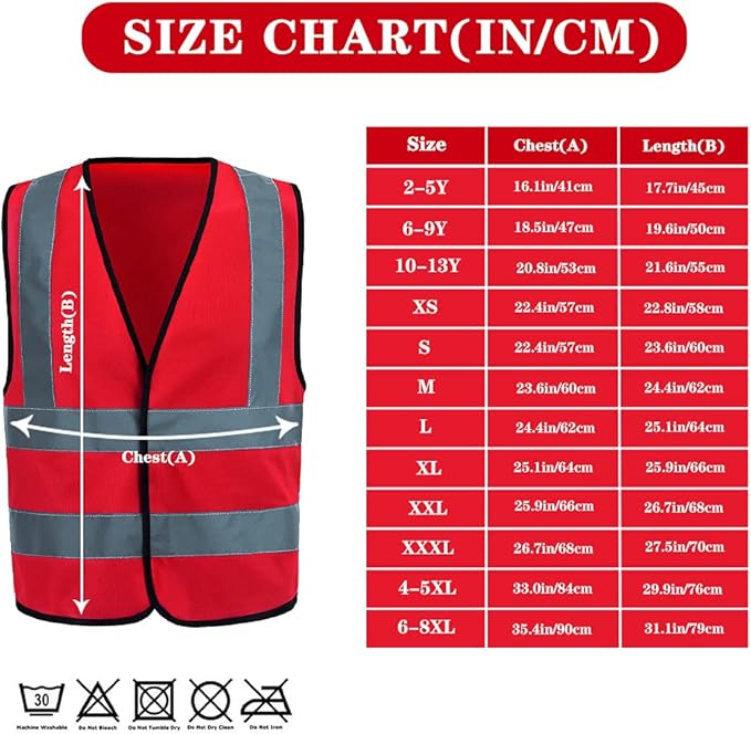 AK Safety Vest- Reflective, Personalized Hi Viz Vests with Custom Logo