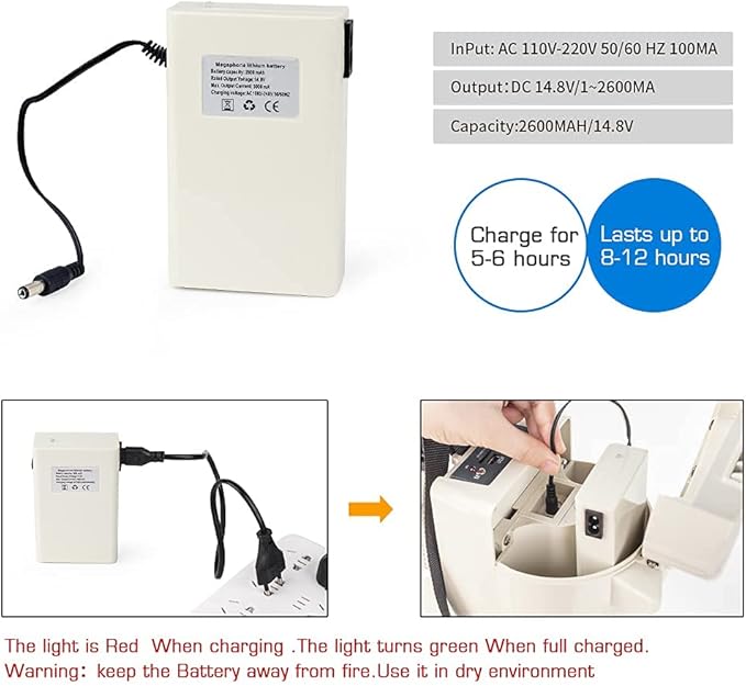 Heavy Duty 75W Professional Megaphone Bullhorn Speaker with Built-in Microphone-Rechargeable Battery&Portable Strap-Siren -USB/SD/AUX Input-Ideal for Football, Baseball,Coaches