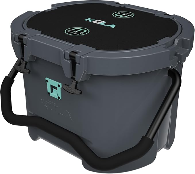 Bote Kula Hard Shell MAGNEPod Compatible Cooler Travel Handle Rubber Closure Gatorshell Construction Strong Insulation 10 Gallon Capacity Portable Fishing Seat Multiple Colors
