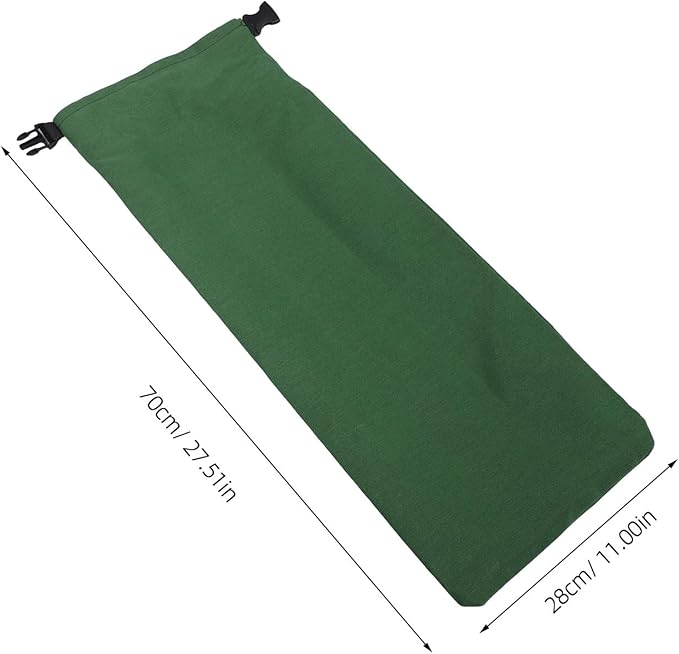 DOITOOL 2pcs Sand Bags for Flooding: Sandless Sandbag Flood Protection Supply - 27.5x11inch Canvas Sandbags - Reusable Water Barrier for Basement Window Floor Flood Control