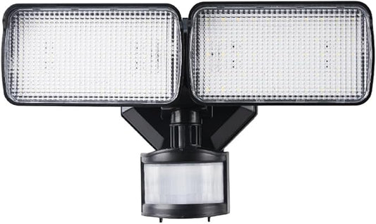 Sylvania 18W Security LED Light with Motion Sensor, Hardwired, 2000 LMS, Wet Rated, 5000K, Daylight - 1 Pack (66476)