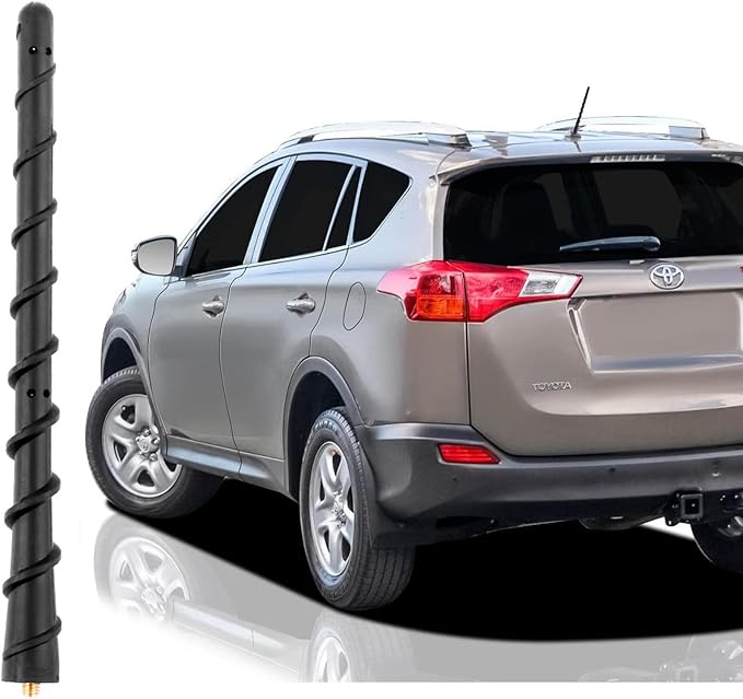 VOFONO Antenna for 2001-2019 Toyota RAV4 Prius Yaris Hatchback Corolla Matrix Solara Scion iQ tC Echo, 7 Inch Toyota Car Accessories Radio Antenna Mast Replacement