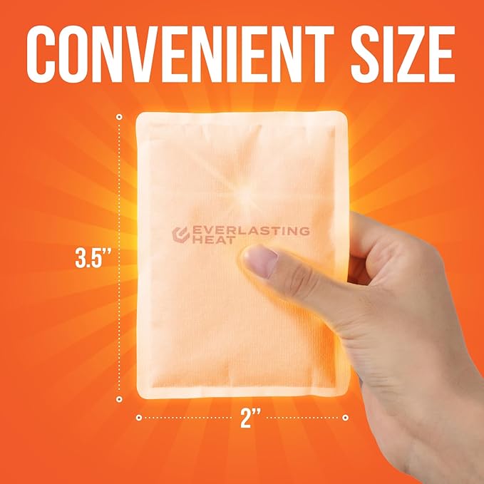 XL Hand Warmers & Body Warmers 40 Pairs - Up to 18 Hours of Long Lasting Warmth and Hot Hands - Easy Air Activation for Hands, Body and Feet - TSA Approved