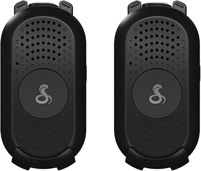 Cobra PX280 Compact Portable FRS Two-Way Radios - IP54 Certified Durability, Dock Charging, 12-Hour Battery Life, Compact Wearable Form Factor Professional Walkie Talkies for Business (2-Pack)