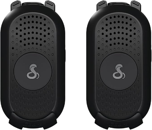 Cobra PX280 Compact Portable FRS Two-Way Radios - IP54 Certified Durability, Dock Charging, 12-Hour Battery Life, Compact Wearable Form Factor Professional Walkie Talkies for Business (2-Pack)