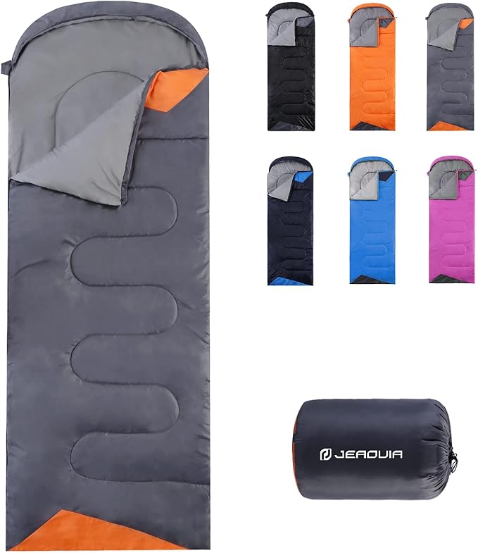 Sleeping Bags for Adults Cold Weather - 20 Degree Big&Tall Size Backpacking Lightweight Waterproof for Girls Boys Mens Teen Women for Camping Hiking Outdoor Travel Hunting with Compression Bags