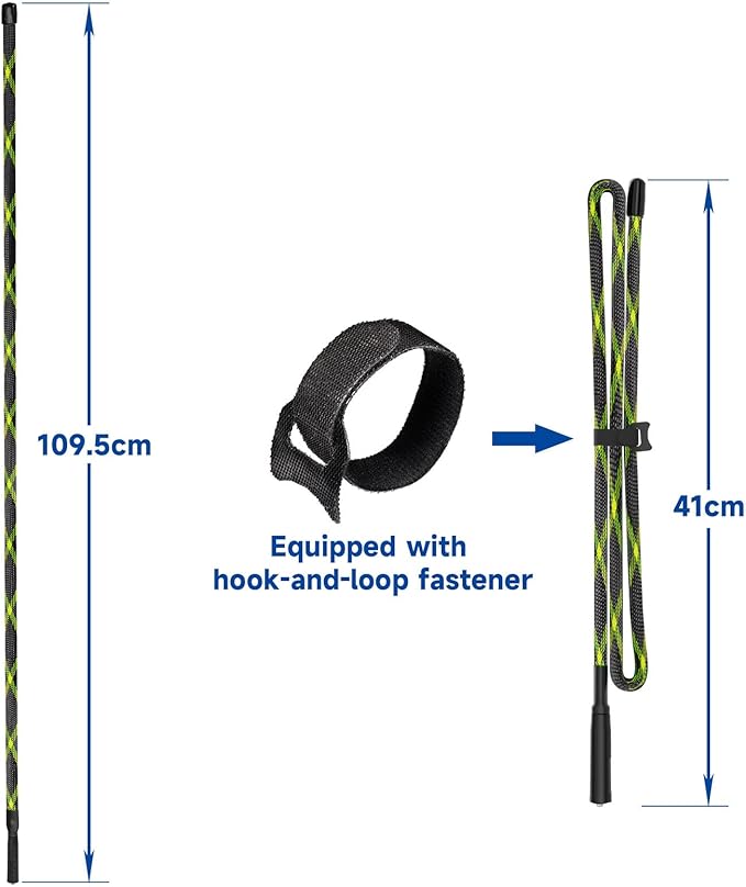 Bingfu Dual Band VHF UHF 136-520MHz 42.9 inch Foldable Camouflage CS Tactical SMA Female Ham Radio Antenna for BaoFeng UV-5R UV-82 BF-F8HP Wouxun HYT Handheld Two Way Radio Walkie Talkie